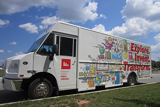 FCPL’s Bookmobile has regular stops at McClain Avenue